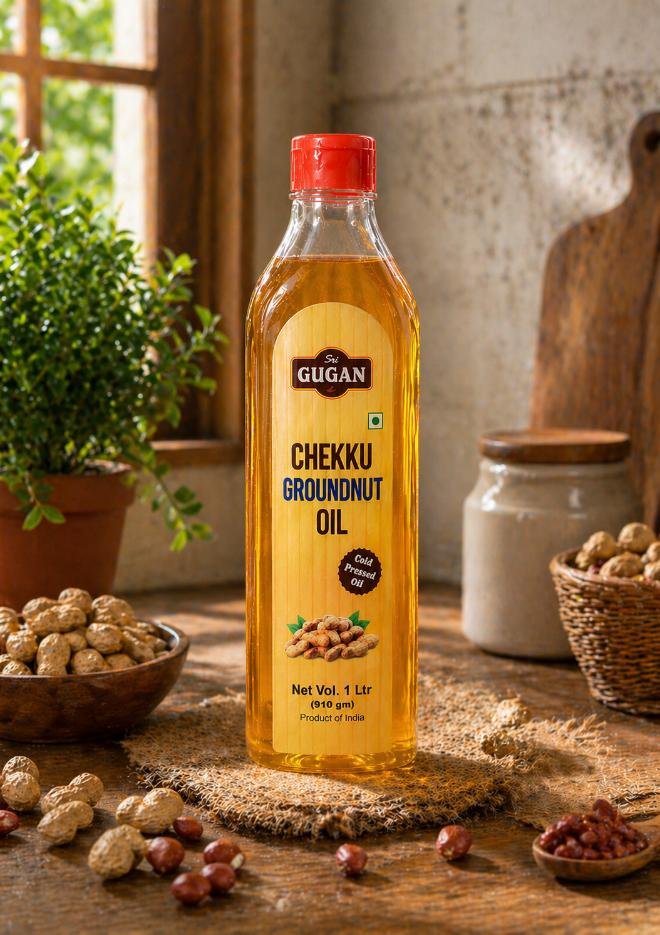 Cold Pressed Groundnut Oil